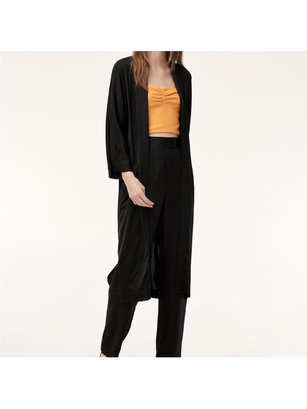 Aritzia Wilfred Durante Satin Duster